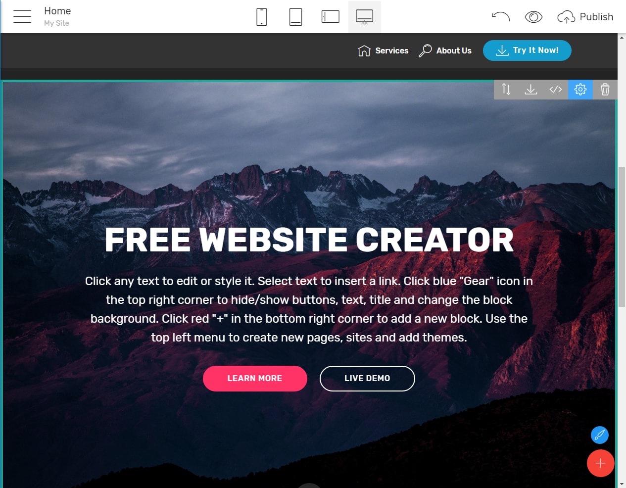 free-webpage-creator